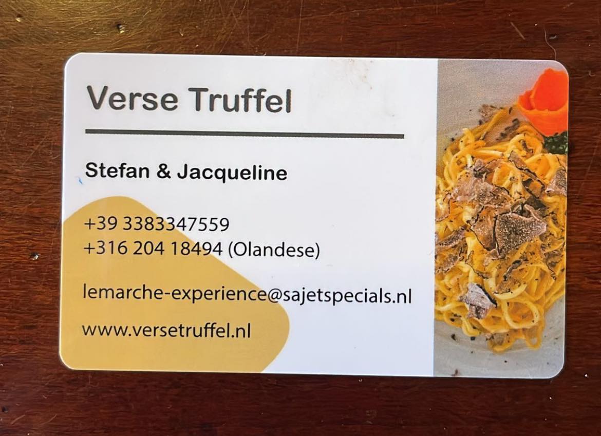 Business card - Verse Truffel