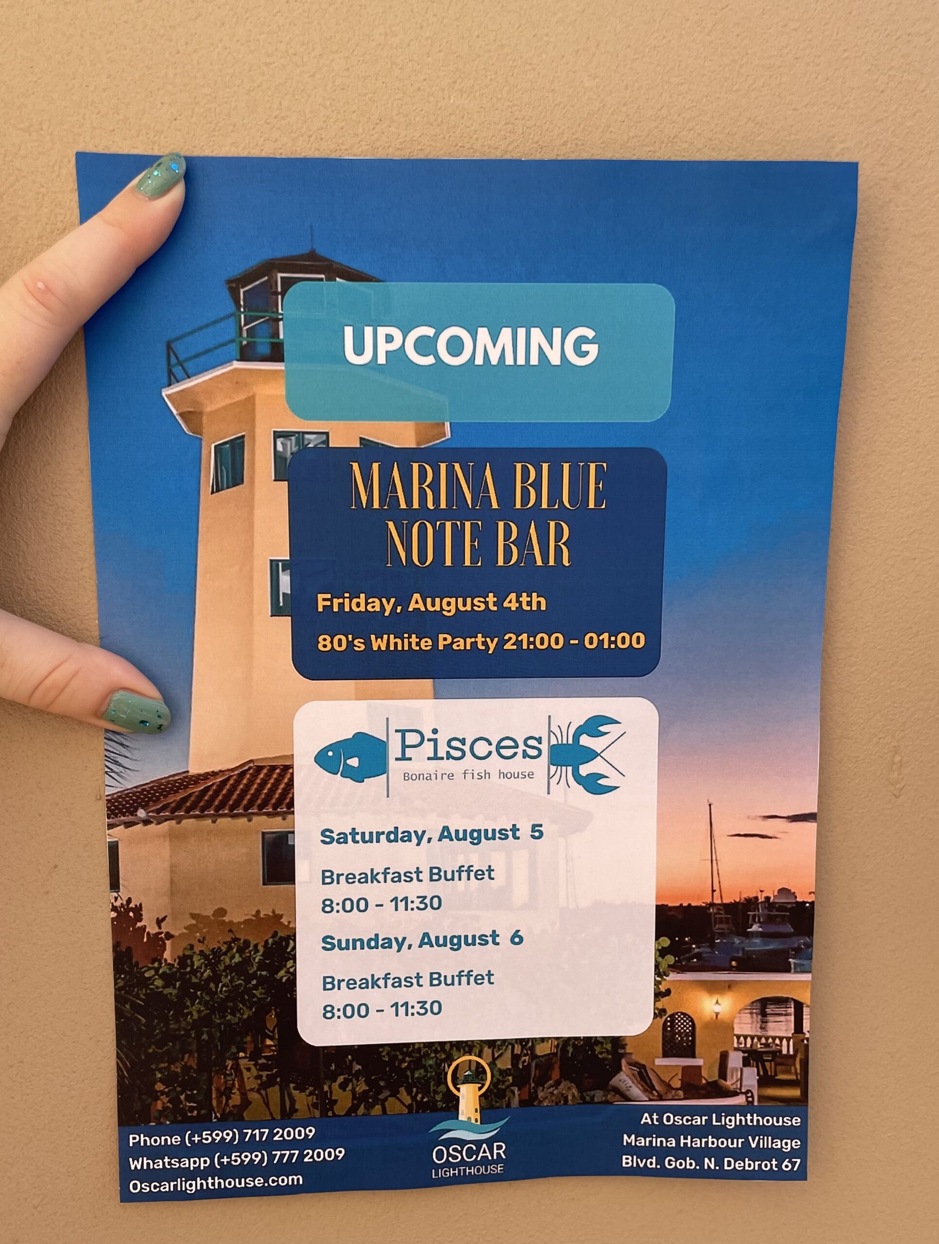Poster upcoming events